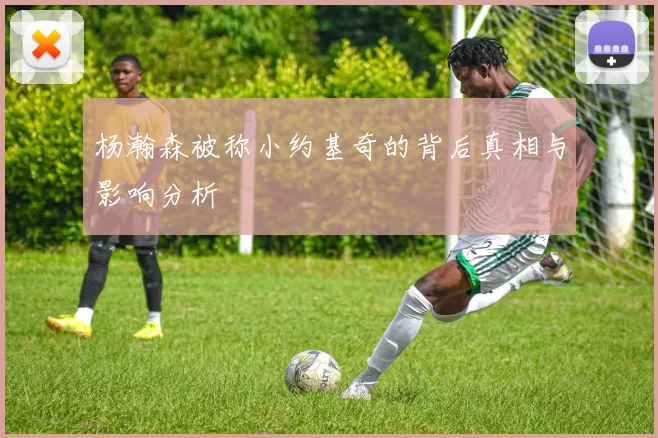 杨瀚森被称小约基奇的背后真相与影响分析